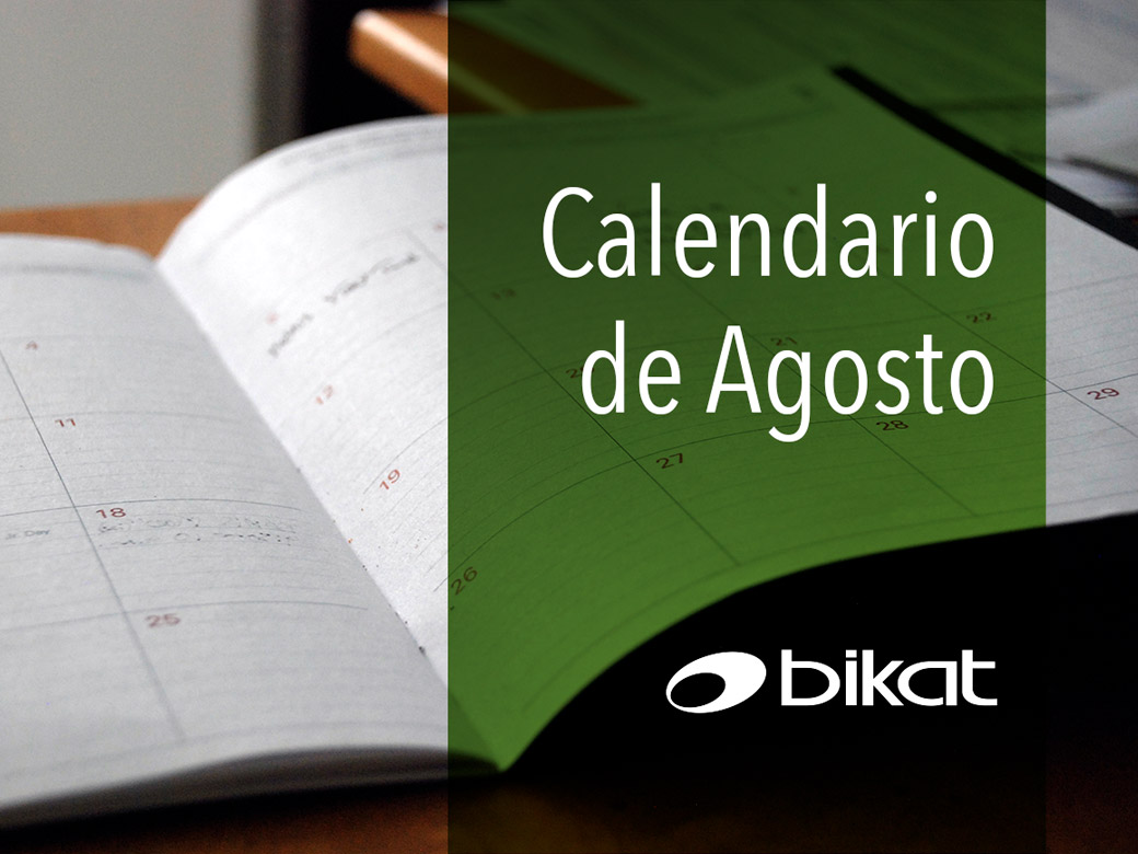 Calendario Agosto Bikat